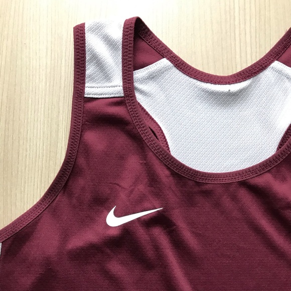 Nike Red Athletic Work Out Tank Top - Picture 4 of 10